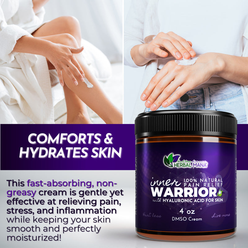 DMSO Cream for Nerve Pain Relief & Sleep | Inner Warrior
