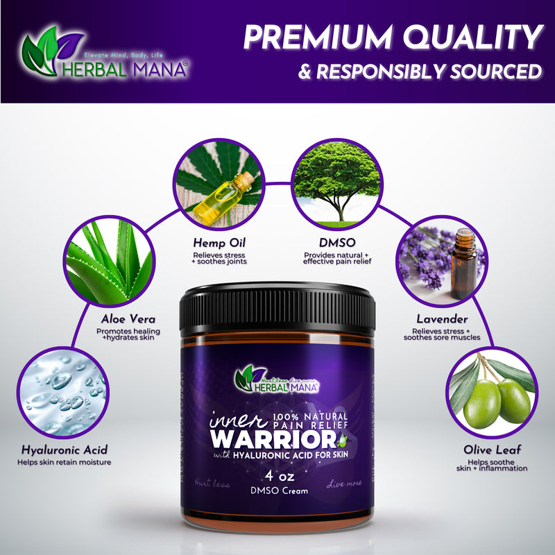DMSO Cream for Nerve Pain Relief & Sleep | Inner Warrior
